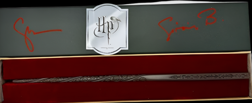Gary Oldman Signed Wizard Wand (Harry Potter) w/Inscription #03 - Beckett COA